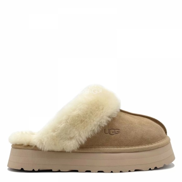 Женские тапочки Ugg Slippers Scuffette Platform Sand