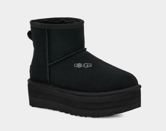 Женские мини угги на платформе UGG Classic Mini Platform Matte