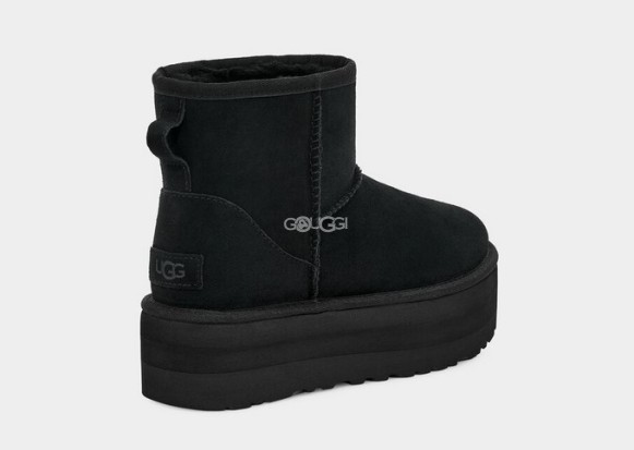 Женские мини угги на платформе UGG Classic Mini Platform Matte