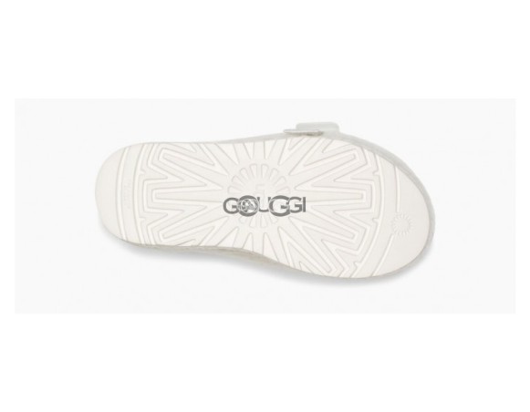 Женские тапочки на платформе Fluffita Platform - White