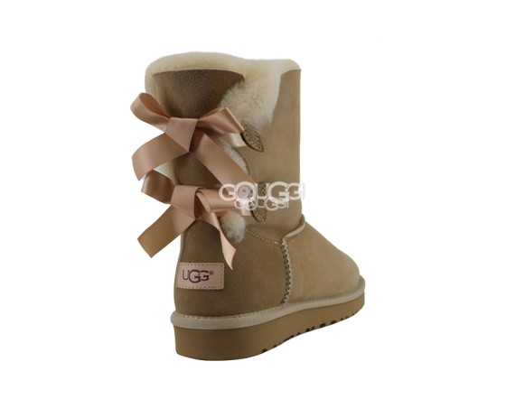 Женские угги с бантиками Bailey Bow Sand II