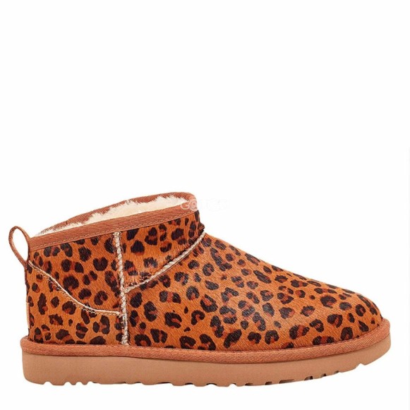 Женские ультра мини угги Ugg Classic Ultra Mini Leopard