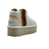 Женские ультра мини угги на платформе Classic Ultra Mini Braid Plat Boot White