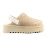 Goldenstar Clog Platform Sand
