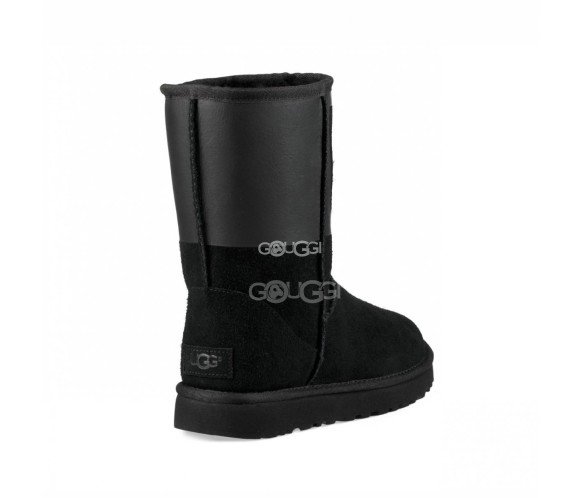 Женские короткие угги Classic Short Sparkle Black