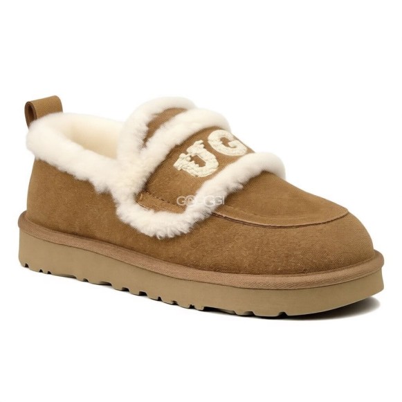 Женские слипоны Ugg Classic Fat Ding Slip On Chestnut