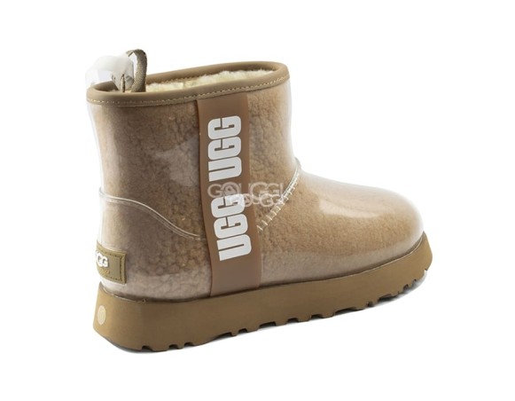 Детские прозрачные мини угги Kids Classic Clear Mini Chestnut