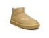 Женские кожаные ультра мини угги Ultra mini Leather Sand