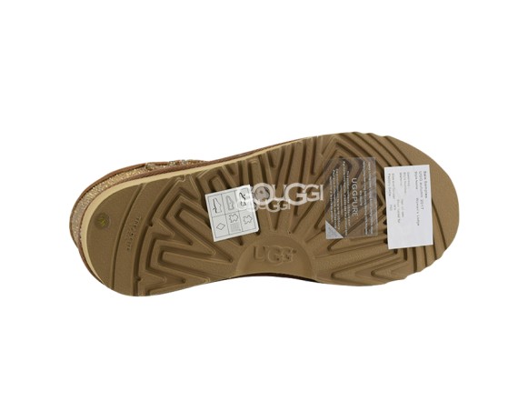 Женские мини угги Jimmy Choo Mini Serein II Gold