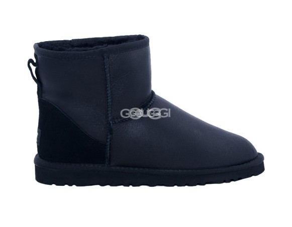 Мужские мини угги Classic Mini Metallic Black