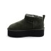 Женские ультра мини угги на платформе Ugg Classic Ultra Mini Platform Olive
