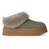 Женские слипоны на платформе Ugg Platform Tazzelle Moss Green