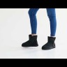 Женские мини угги на молнии Ugg Mini Zipper Black