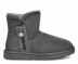 Женские мини угги на молнии Ugg Bailey Zip Mini Grey