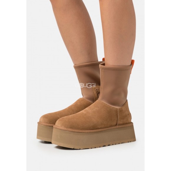 Женские вязаные угги UGG Classic Dipper Chestnut