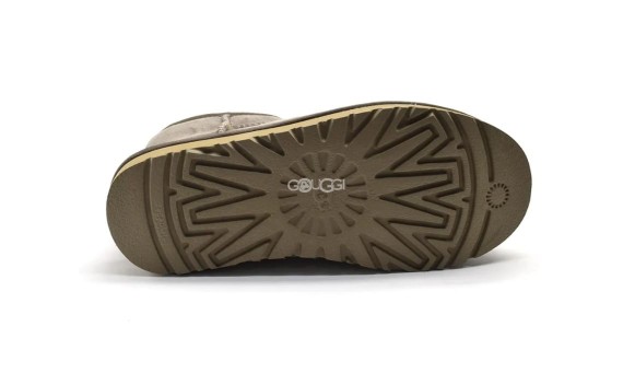 Женские мини угги с водоотталкивающей пропиткой Classic Mini Light Grey II