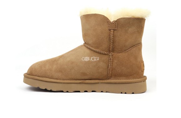 Женские угги на молнии Bailey Zip Mini Chestnut