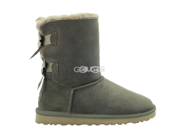 Женские угги с бантиками Bailey Bow Grey