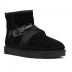 Мужские мини угги Classic Mini Quickclick Boot - Black 