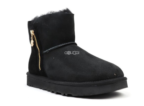 Женские угги на молнии Bailey Zip Mini Black
